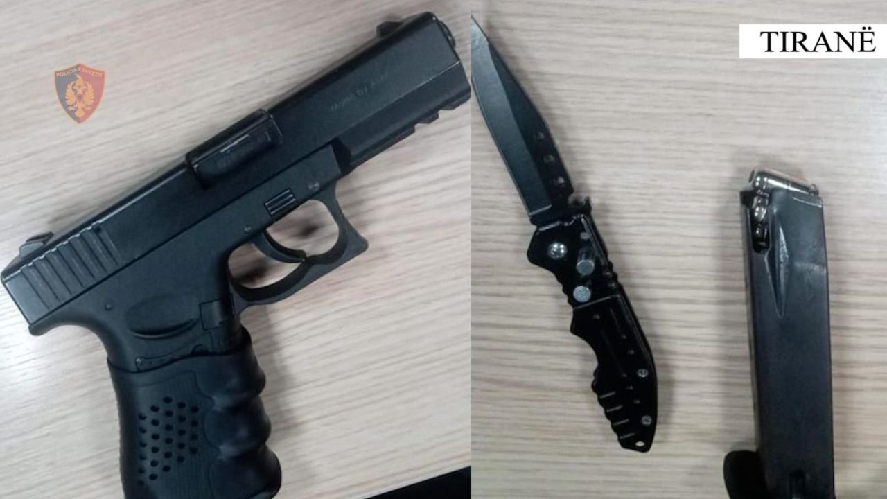 Me armë dhe pajisje policie në makinë, kapet 30-vjeçari në Tiranë