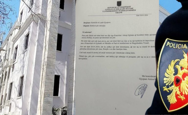 Mori letër kërcënuese, KLGJ: Tre muaj mbrojtje e posaçme për gjyqtaren Arnisa Këlliçi 
 22/01/2024 15:05