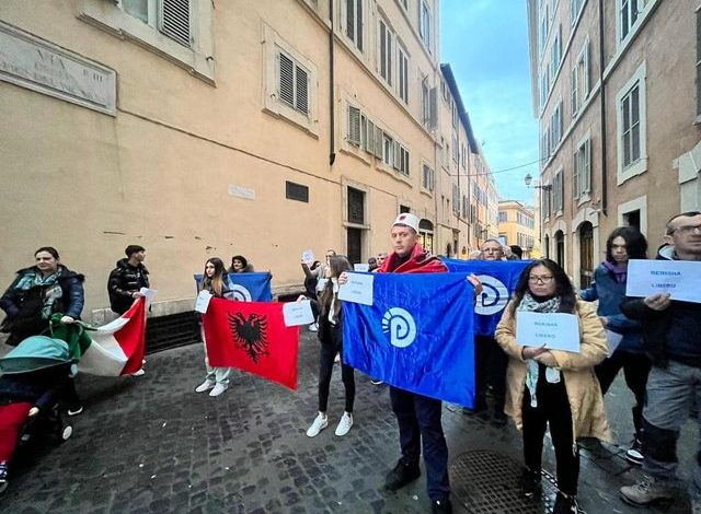 Protesta në Itali për arrestimin e ish-kryeministrit: Libero Berisha