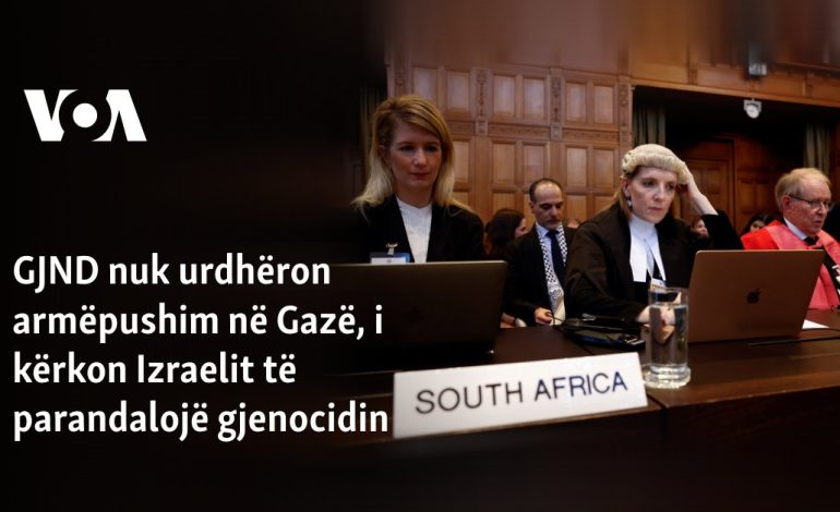GJND nuk urdhëron armëpushim në Gazë, i kërkon Izraelit të parandalojë gjenocidin