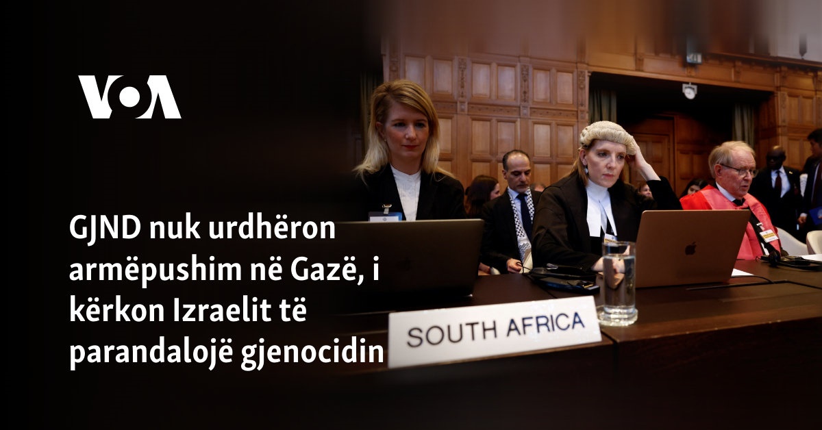 GJND nuk urdhëron armëpushim në Gazë, i kërkon Izraelit të parandalojë gjenocidin