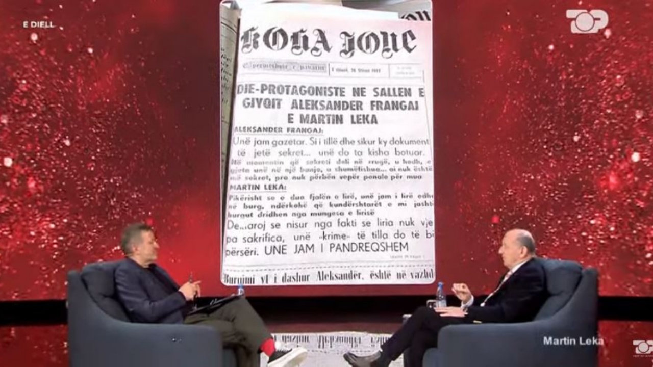 “Erdhe rrugaç?”, Martin Leka kujton burgun me Fatos Nanon dhe Ramiz Alinë: Biseda me Dritëroin para se të arrestohesha