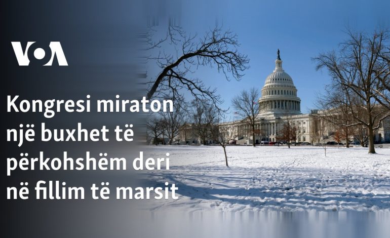 Kongresi miraton një buxhet të përkohshëm deri në fillim të marsit