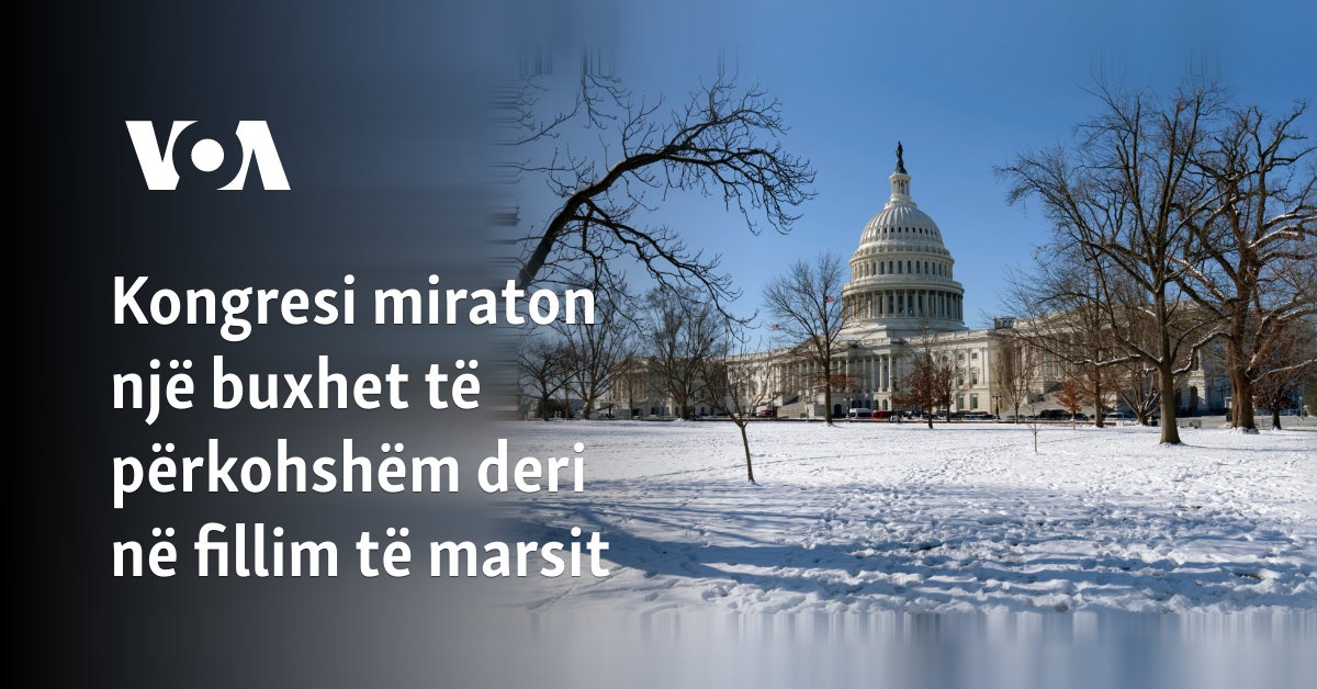Kongresi miraton një buxhet të përkohshëm deri në fillim të marsit
