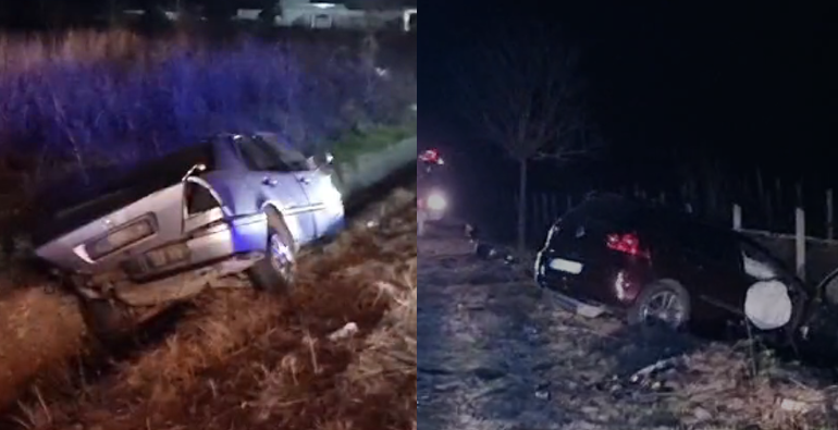 Zbardhen pamjet nga aksidenti në aksin Gjirokastër-Mashkullorë! Me shpejtësi tej normave të lejuara, dy mjetet përfundojnë në kanal