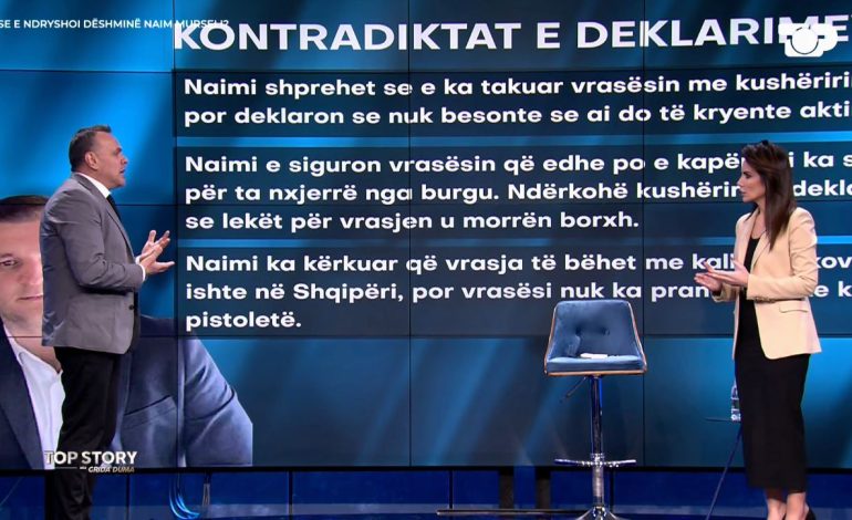 Pse e provoi vetë armën Naim Murseli? Karamuço në Top Story: Ka menduar a e vret dot me dorën e tij…