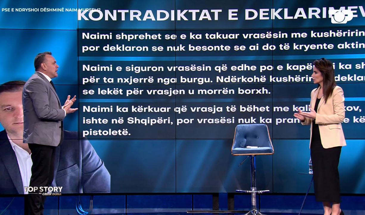 Pse e provoi vetë armën Naim Murseli? Karamuço në Top Story: Ka menduar a e vret dot me dorën e tij…