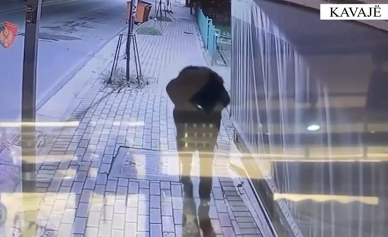 VIDEO-Kamerat kapin hajdutin që vodhi mbi 10 milionë Lekë brenda ditës