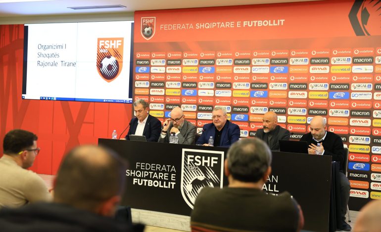 Analiza e ecurisë & përmirësimi i futbollit. FSHF, takim me anëtarët e Shoqatës Rajonale të Futbollit Tiranë