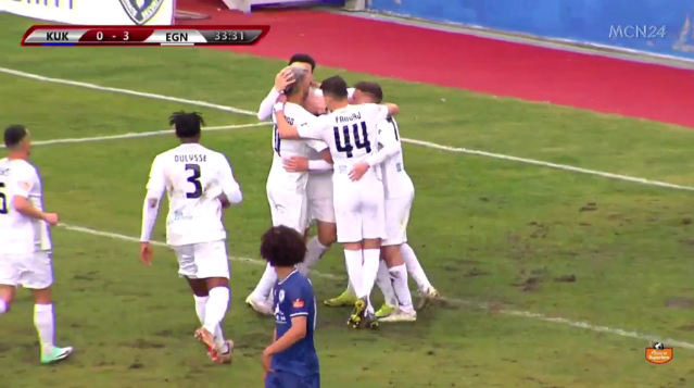 Egnatia shënon përsëri 4 gola në Kukës, rrogozhinasit marshojnë në krye të renditjes