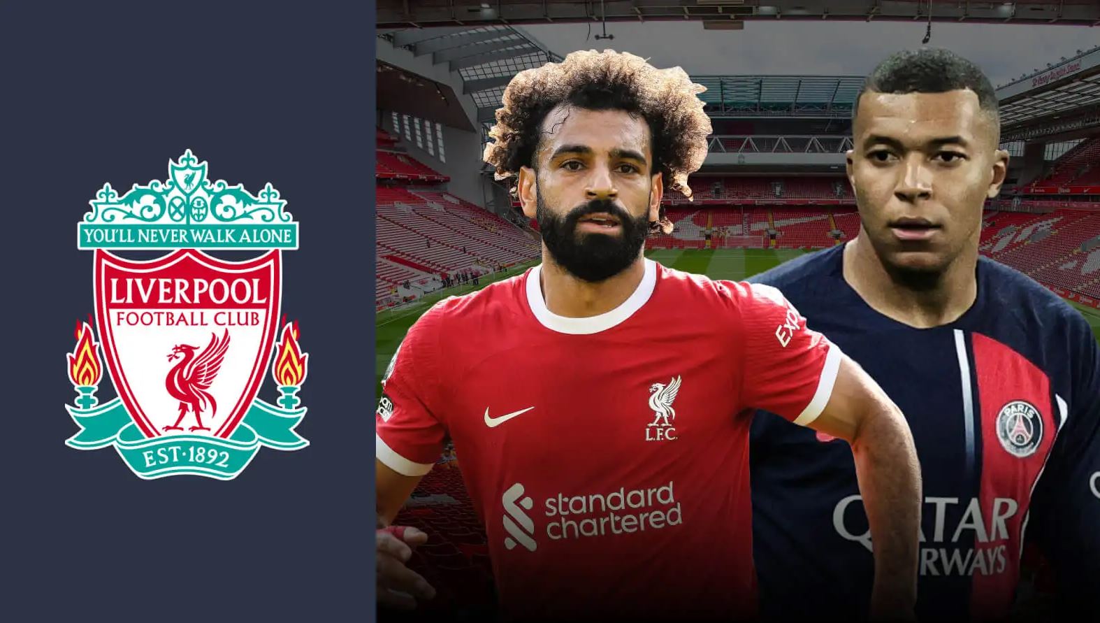 Skenari i Liverpool për Kylian Mbappe, shet Mo Salah për të marrë yllin francez