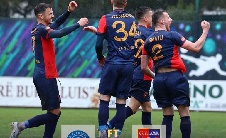 “Shuplakë” fitoresh, Vllaznia vijon momentin magjik, thyen edhe Erzenit, vendos një gol i Stojanovic (VIDEO)