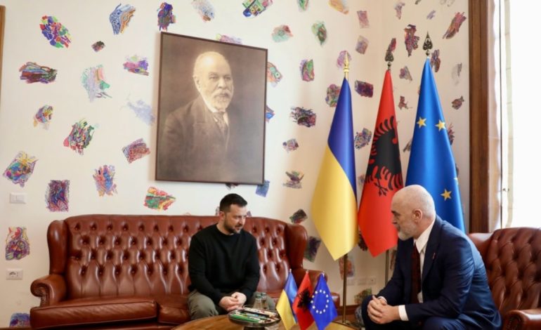 Samiti për Ukrainën në Tiranë, Zelensky takim me Ramën