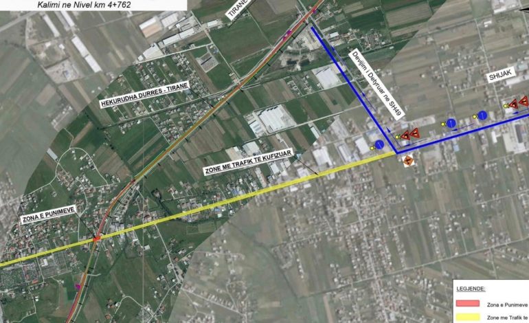 Punimet për linjën hekurudhore, sot në orën 22:00 bllokohet qarkullimi automjeteve në Rrashbull