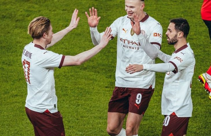 VIDEO/ 5 gola nga Haaland, City i pamëshirshëm ndaj Luton në Fa CUP