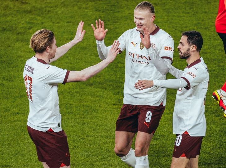 VIDEO/ 5 gola nga Haaland, City i pamëshirshëm ndaj Luton në Fa CUP
