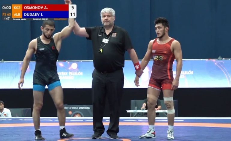 Dudaev i siguron Shqipërisë medaljen e argjendtë, nesër finalja për të artën në mundje