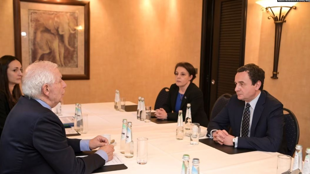 Kurti takim me Lajçak dhe Borrell në Munih