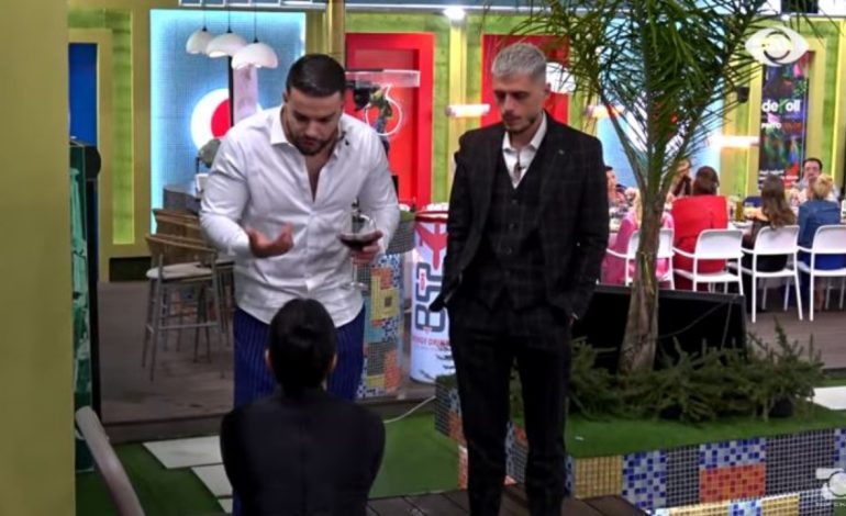 “Hapi sytë se le nam…”/ Në nominim të fortë, Fationi këshillon Sarën: Ta dinë pikën e dobët, mos i ha provokimet se do dalësh