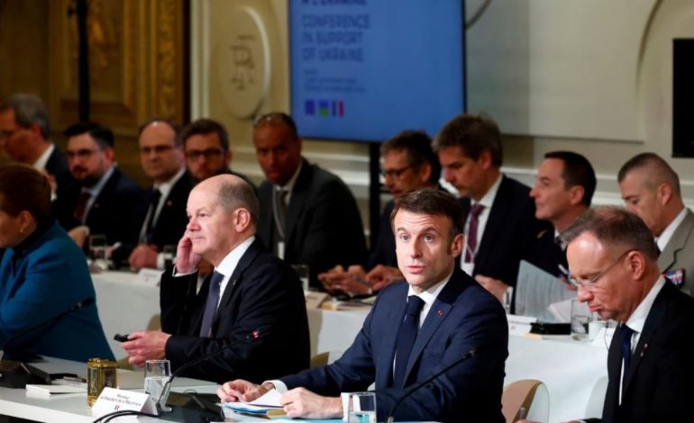 Macron apel udhëheqësve evropianë: Rusia nuk duhet të fitojë