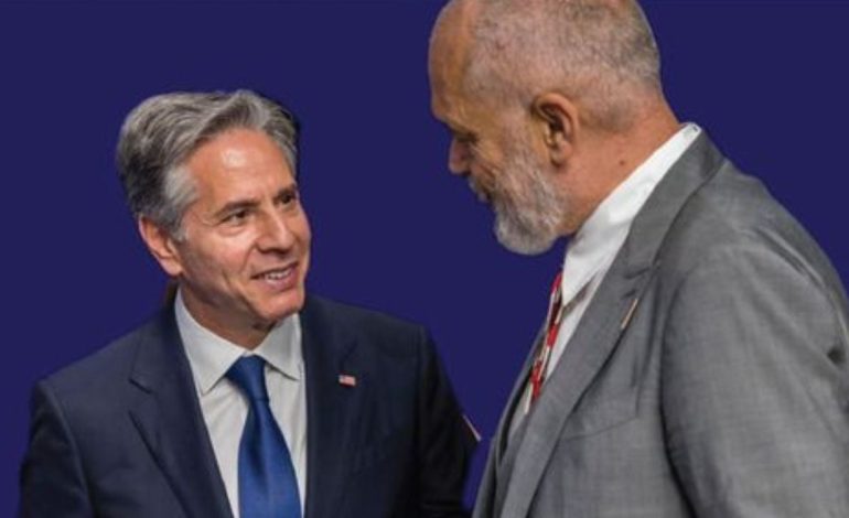 Vizita e sekretarit Blinken në Tiranë/ Rama: Vlerë e veçantë për Shqipërinë, ritheksoj partneritetin strategjik me SHBA-në