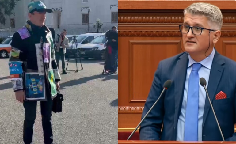 “Eurot e Dashit binin, ministrat ëndërronin”, satira e Gjekmarkajt për seancën në Kuvend: Ulsiu shkundi të vetët për lekët false, Mondi kërkonte të festonte me raki Boboshtice