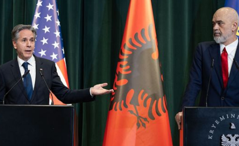 Blinken postim për vizitën në Shqipëri: Një aleat i vjetër i SHBA, kanë mbështetjen tonë në anëtarësimin në BE dhe luftën kundër korrupsionit