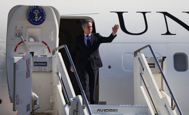 ORË PAS ORE/ Sekretari i Shtetit Blinken nis takimet në Tiranë, bisedon me stafin e ambasadës amerikane