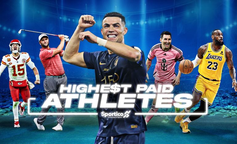 Asnjë femër mes 100 sportistëve më të paguar në botë, Cristiano Ronaldo mbetet “mbreti”, një golfist ia kalon Messit