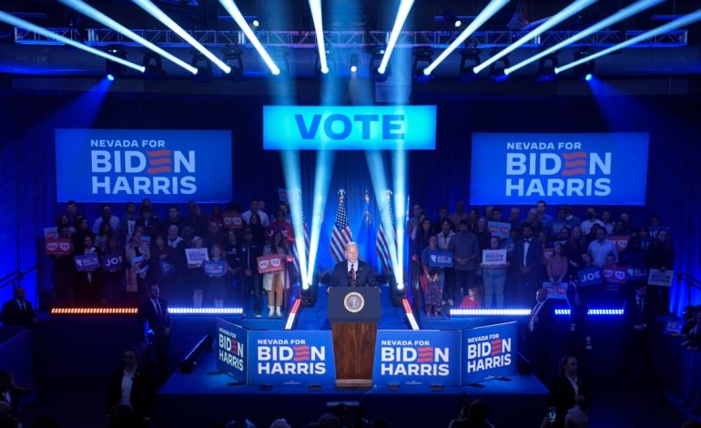 Presidenti Biden në Nevada; flet për investimet dhe Donald Trump-in