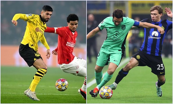 Dortmund udhëheq ndaj PSV, Inter-Atletico pa “krisma” në pjesën e parë