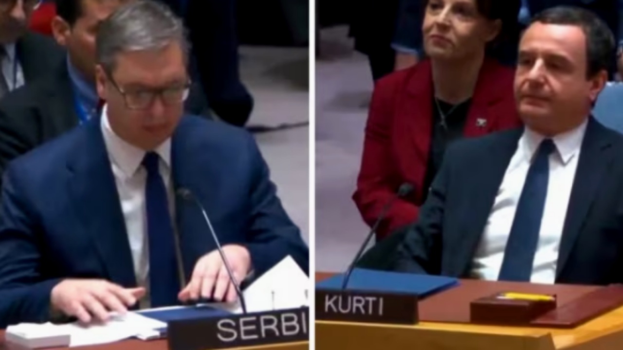 Vuçiç dhe Kurti përballë njëri-tjetrit në OKB, presidenti serb: Vendimi për dinarin, sulm ndaj popullit serb në Kosovë