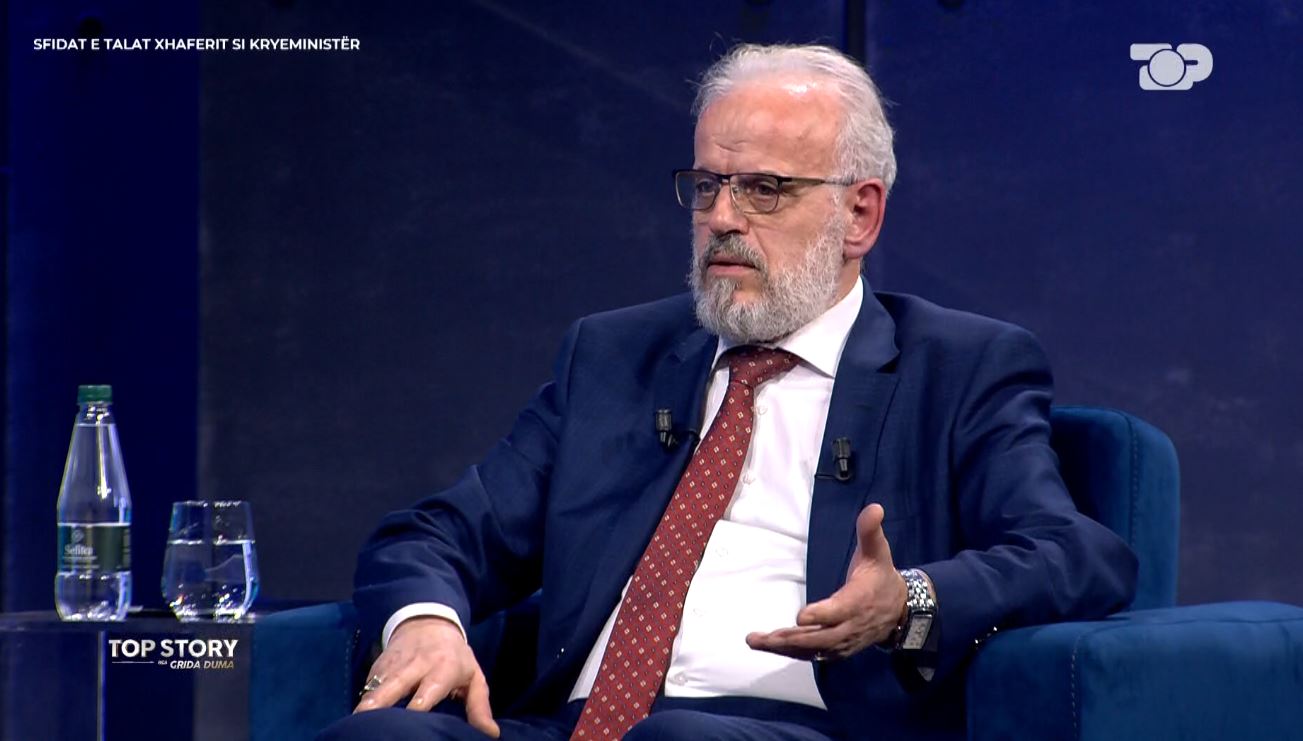 Talat Xhaferi intervistë në Top Story/ Kurti po ndërhyn në çështjet e brendshme të Maqedonisë? Kryeministri: Nuk i bën mirë Kosovës që…