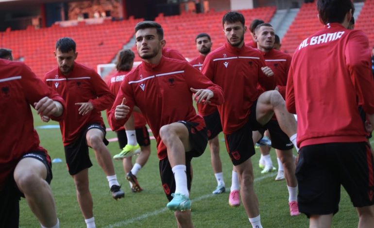 Shqipëria U-21 mbyll përgatitjet, gati për sfidën me Finlandën