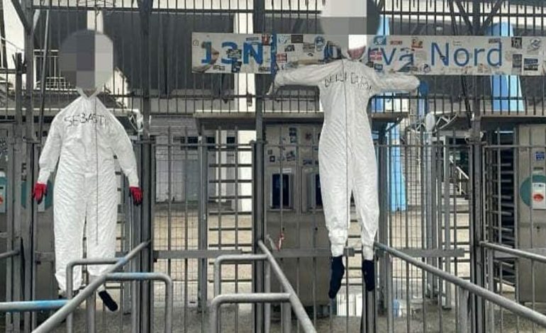 Tërbohen ultrasit e Pescaras, dy manekinë të varur jashtë stadiumit, kërcënohet presidenti i klubit