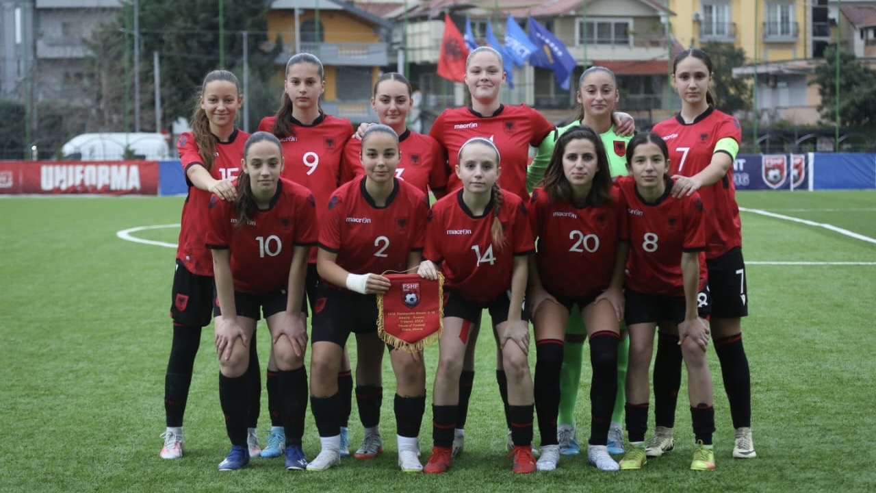 UEFA Development U-16 për vajza / Shqipëria luan ndeshjen e parë ndaj Kosovës