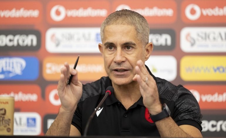 “Asnjë trajner nuk luan për barazim”, Sylvinho “karikon” Shqipërinë: Ukraina skuadër e organizuar, por ne luajmë për fitore