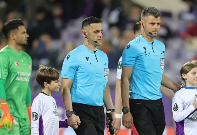 Arbitrat shqiptarë gjykojnë ndeshjen e Conference League
