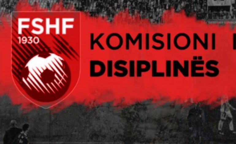 Komisioni i Disiplinës/ E pëson Tirana, Egnatia dhe Skënderbeu