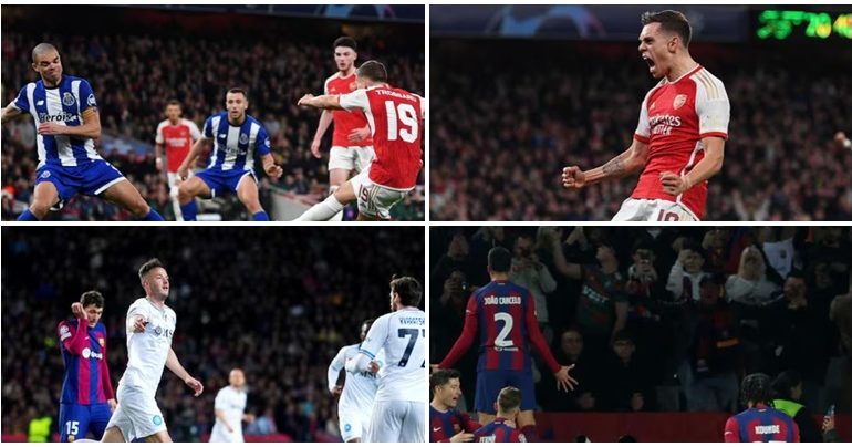 VIDEO/ Barcelona tregon forcën në Champions, katalanasit në çerekfinale, Arsenal-Porto në shtesë
