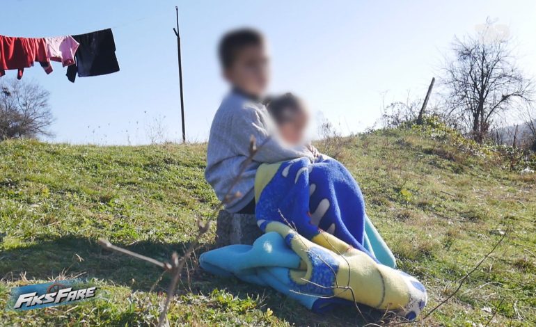 Fiks Fare/ Të miturit 5 dhe 7 vjeç rrezikojnë t’u bjerë tavani në kokë, flenë në tokë. Babai me probleme të shëndetit mendor apel për ndihmë!