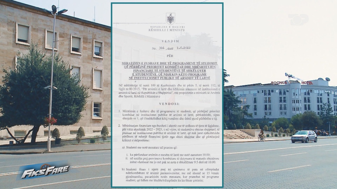 VKM-ja për degët prioritare “mashtron” studentët, nuk ka bursë për të gjithë