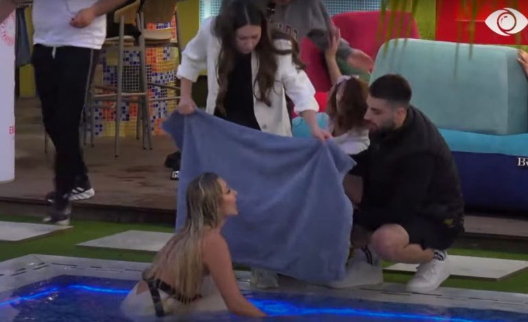 “Mos më prek mua me dorë”/ Debat i ashpër mes banorëve, Egla “shpërthen” në ofendime ndaj Jetmirit: Surrat i poshtër