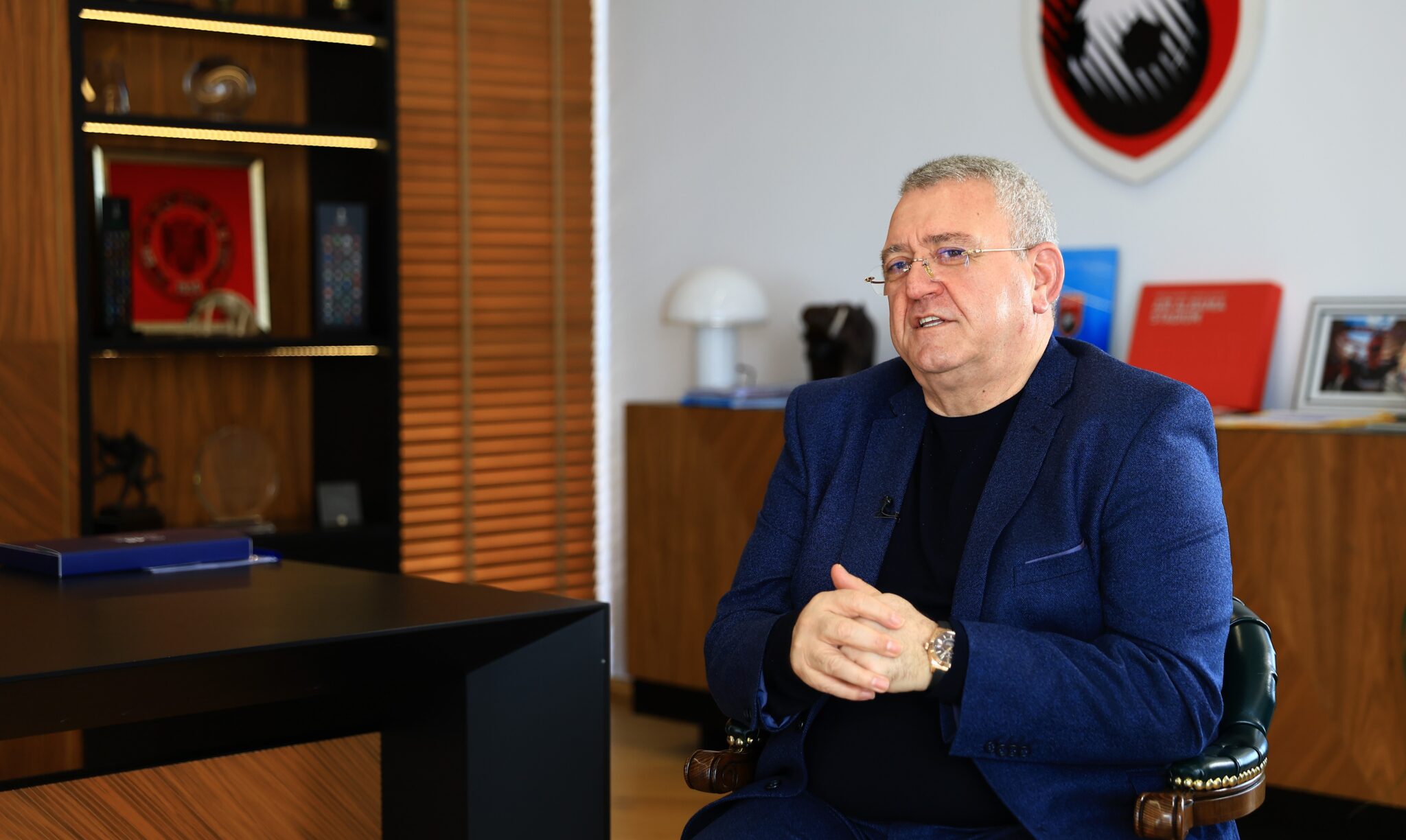 Intervista për SportItalia / Presidenti Duka: Asllani, një Modriç i vogël. Presim Kumbullën, Gjimshiti një lider