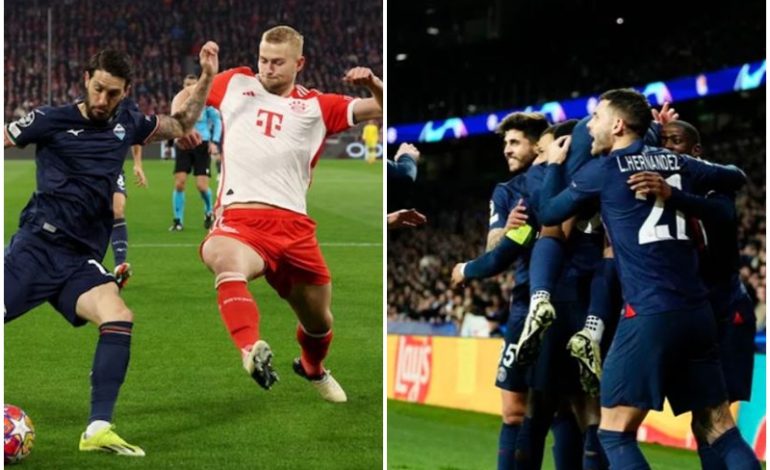VIDEO/ Përmbysje e madhe e Bayern ndaj Lazios në Champions, Mbappe dërgon PSG në çerekfinale