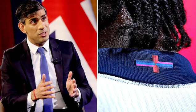 Reagon edhe Kryeministri Sunak: Kryqi në fanellën e Anglisë nuk duhej prekur