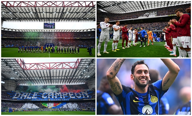 VIDEO/ Interi shkëlqen ndaj Torinos, zikaltërit triumfojnë në ditën e festës së titullit