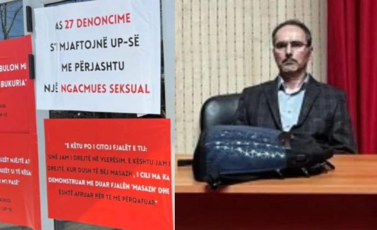 “Do të të bëj masazh”/ Pezullohet nga detyra pedagogu i Universitetit të Prishtinës