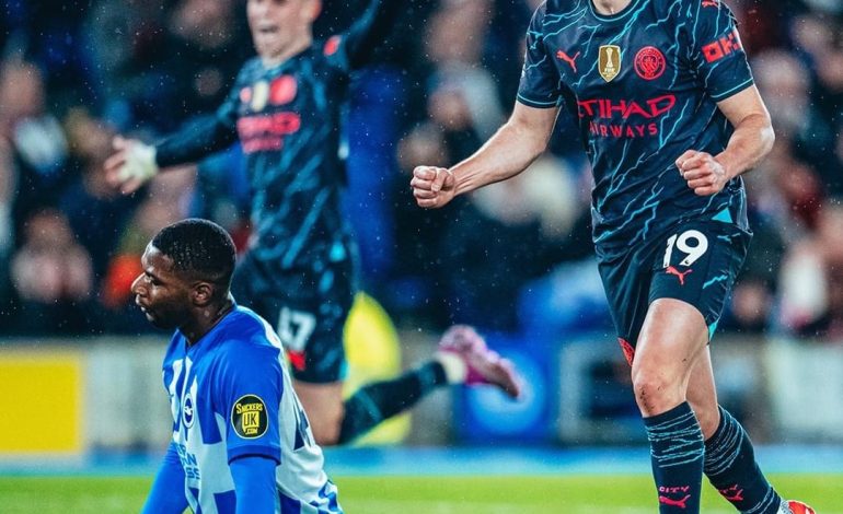 Fitore me goleadë, Manchester City argëtohet me Brighton