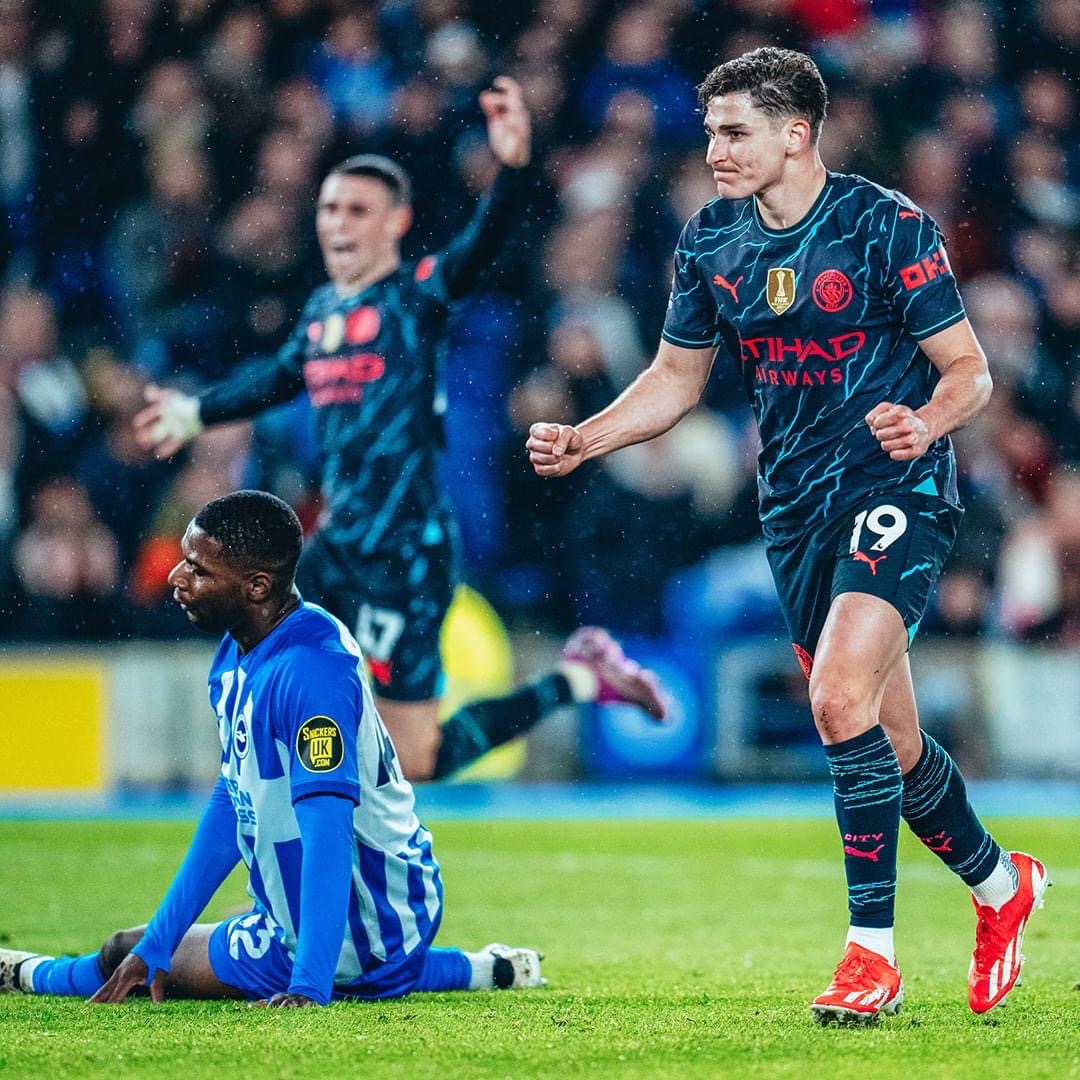 Fitore me goleadë, Manchester City argëtohet me Brighton